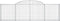 vidaXL - Schanskorven - 2 - st - gewelfd - 300x30x80/100 - cm - gegalvaniseerd - ijzer