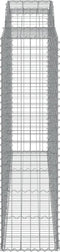 vidaXL - Schanskorven - 2 - st - gewelfd - 300x50x180/200 - cm - ijzer