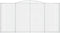vidaXL - Schanskorven - 2 - st - gewelfd - 400x30x200/220 - cm - ijzer