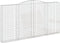 vidaXL - Schanskorven - 2 - st - gewelfd - 400x30x200/220 - cm - ijzer