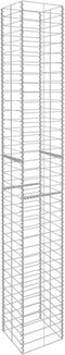 vidaXL - Schanskorven - 3 - st - 25x25x197 - cm - gegalvaniseerd - staal