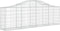 vidaXL - Schanskorven - 3 - st - gewelfd - 200x30x60/80 - cm - gegalvaniseerd - ijzer