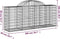 vidaXL - Schanskorven - 3 - st - gewelfd - 200x50x80/100 - cm - gegalvaniseerd - ijzer