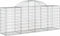 vidaXL - Schanskorven - 3 - st - gewelfd - 200x50x80/100 - cm - gegalvaniseerd - ijzer