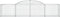 vidaXL - Schanskorven - 3 - st - gewelfd - 300x50x60/80 - cm - gegalvaniseerd - ijzer