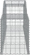 vidaXL - Schanskorven - 3 - st - gewelfd - 300x50x60/80 - cm - gegalvaniseerd - ijzer
