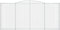 vidaXL - Schanskorven - 3 - st - gewelfd - 400x30x180/200 - cm - ijzer