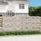 vidaXL - Schanskorven - 3 - st - gewelfd - 400x30x180/200 - cm - ijzer