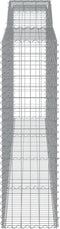 vidaXL - Schanskorven - 3 - st - gewelfd - 400x50x160/180 - cm - ijzer