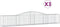 vidaXL - Schanskorven - 3 - st - gewelfd - 400x50x60/80 - cm - gegalvaniseerd - ijzer