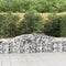 vidaXL - Schanskorven - 3 - st - gewelfd - 400x50x60/80 - cm - gegalvaniseerd - ijzer