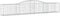 vidaXL - Schanskorven - 3 - st - gewelfd - 400x50x60/80 - cm - gegalvaniseerd - ijzer