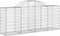 vidaXL - Schanskorven - 4 - st - gewelfd - 200x50x80/100 - cm - gegalvaniseerd - ijzer