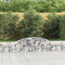 vidaXL - Schanskorven - 4 - st - gewelfd - 300x30x40/60 - cm - gegalvaniseerd - ijzer