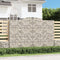vidaXL - Schanskorven - 4 - st - gewelfd - 300x50x200/220 - cm - ijzer