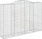 vidaXL - Schanskorven - 4 - st - gewelfd - 300x50x200/220 - cm - ijzer