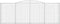 vidaXL - Schanskorven - 4 - st - gewelfd - 400x30x140/160 - cm - ijzer