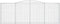 vidaXL - Schanskorven - 4 - st - gewelfd - 400x50x140/160 - cm - ijzer