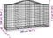 vidaXL - Schanskorven - 5 - st - gewelfd - 200x50x100/120 - cm - ijzer