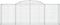 vidaXL - Schanskorven - 5 - st - gewelfd - 300x50x100/120 - cm - ijzer
