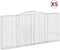 vidaXL - Schanskorven - 5 - st - gewelfd - 400x30x180/200 - cm - ijzer
