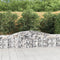 vidaXL - Schanskorven - 5 - st - gewelfd - 400x30x60/80 - cm - ijzer