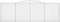 vidaXL - Schanskorven - 5 - st - gewelfd - 400x50x120/140 - cm - ijzer