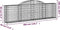 vidaXL - Schanskorven - 6 - st - gewelfd - 300x30x80/100 - cm - gegalvaniseerd - ijzer