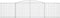 vidaXL - Schanskorven - 6 - st - gewelfd - 400x50x100/120 - cm - ijzer