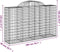 vidaXL - Schanskorven - 7 - st - gewelfd - 200x50x120/140 - cm - ijzer