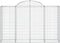 vidaXL - Schanskorven - 7 - st - gewelfd - 200x50x120/140 - cm - ijzer