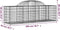 vidaXL - Schanskorven - 7 - st - gewelfd - 200x50x60/80 - cm - gegalvaniseerd - ijzer