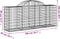 vidaXL - Schanskorven - 7 - st - gewelfd - 200x50x80/100 - cm - gegalvaniseerd - ijzer
