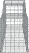 vidaXL - Schanskorven - 7 - st - gewelfd - 300x50x60/80 - cm - gegalvaniseerd - ijzer