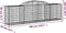 vidaXL - Schanskorven - 7 - st - gewelfd - 300x50x80/100 - cm - gegalvaniseerd - ijzer
