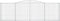 vidaXL - Schanskorven - 7 - st - gewelfd - 400x30x120/140 - cm - ijzer
