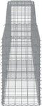 vidaXL - Schanskorven - 7 - st - gewelfd - 400x50x80/100 - cm - gegalvaniseerd - ijzer