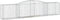 vidaXL - Schanskorven - 7 - st - gewelfd - 400x50x80/100 - cm - gegalvaniseerd - ijzer