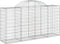 vidaXL - Schanskorven - 8 - st - gewelfd - 200x50x100/120 - cm - ijzer