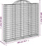 vidaXL - Schanskorven - 8 - st - gewelfd - 200x50x180/200 - cm - ijzer