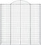 vidaXL - Schanskorven - 8 - st - gewelfd - 200x50x200/220 - cm - ijzer
