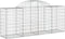 vidaXL - Schanskorven - 8 - st - gewelfd - 200x50x80/100 - cm - gegalvaniseerd - ijzer