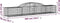 vidaXL - Schanskorven - 8 - st - gewelfd - 300x50x40/60 - cm - gegalvaniseerd - ijzer
