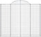 vidaXL - Schanskorven - 9 - st - gewelfd - 200x30x160/180 - cm - ijzer