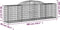 vidaXL - Schanskorven - 9 - st - gewelfd - 300x50x80/100 - cm - gegalvaniseerd - ijzer