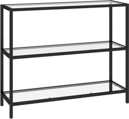 vidaXL - Schap - 100x36x90 - cm - gehard - glas