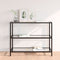 vidaXL - Schap - 100x36x90 - cm - gehard - glas
