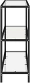 vidaXL - Schap - 100x36x90 - cm - gehard - glas