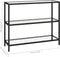 vidaXL - Schap - 100x36x90 - cm - gehard - glas