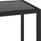 vidaXL - Schap - 100x36x90 - cm - gehard - glas - transparant - en - zwart